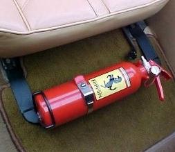 Choosing a car fire extinguisher