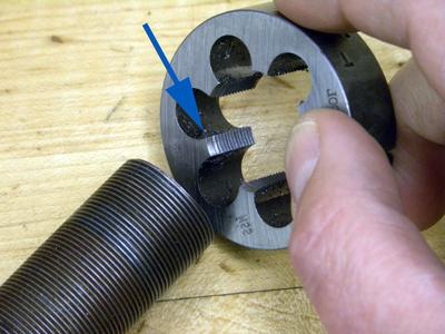 Thread tapping and die cutting