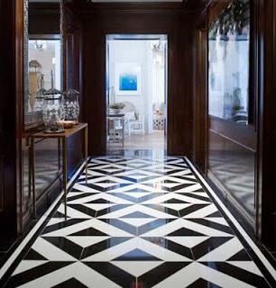 Tile on the floor creates a cosiness in the house