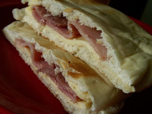 lavash with ham and cheese