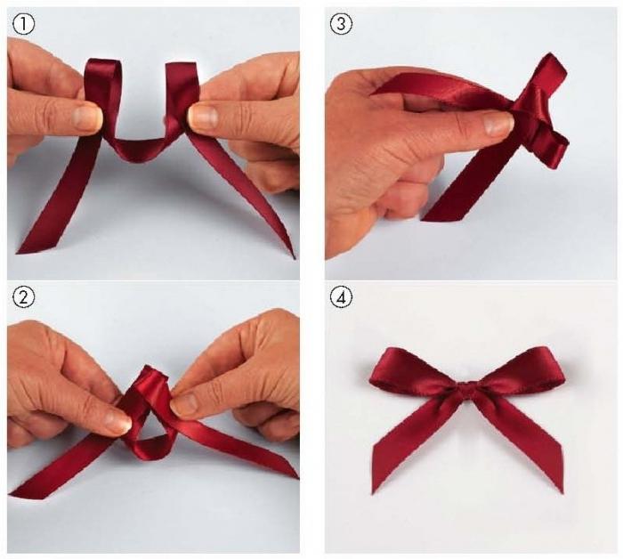 How to make a ribbon bow correctly?