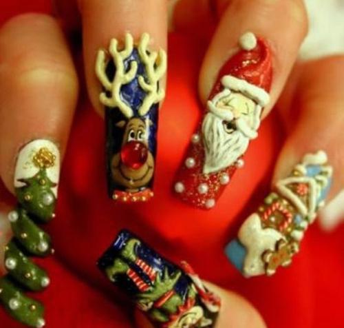 New Year's nails design: ideas and photos