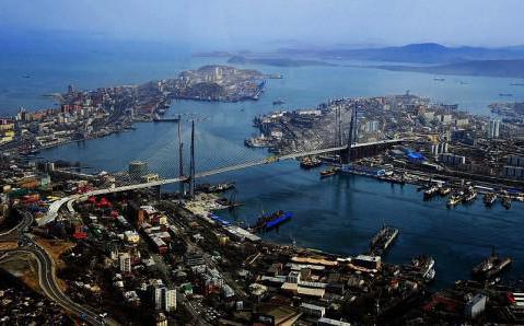 Vladivostok is a beautiful city and port. Regions of Vladivostok
