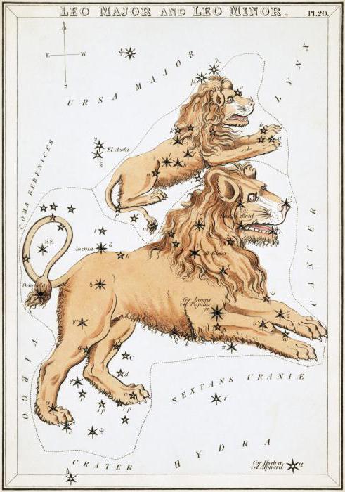 Constellation Lions: location and bright stars