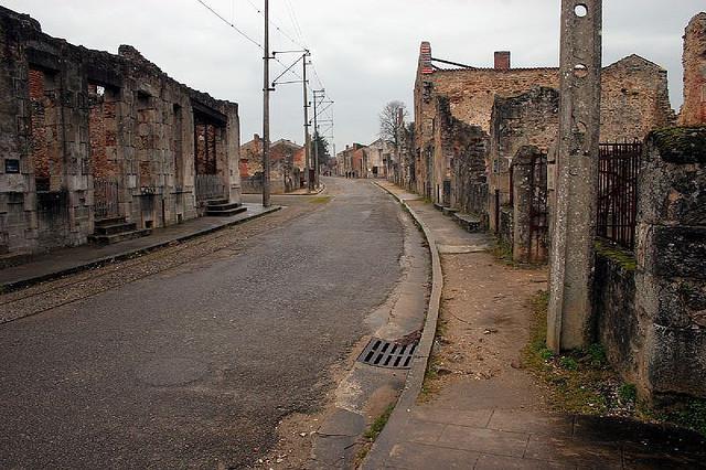 The bloody tragedy of the village of Oradour-sur-Glane (France)