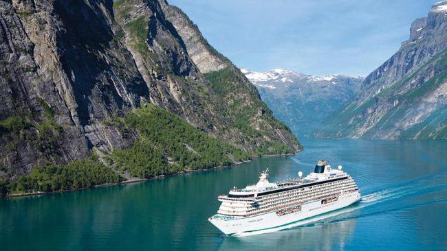 Cruise music of the fjords and the city of the Baltic